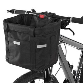 dukezhi819 Bicycle Basket Eco Bag, Bicycle Front Basket, Removable, Foldable, Waterproof, Easy Installation, Load Capacity 17.7 lbs (8 kg), Mountain Bike, Cross Bike, Folding Bicycle, Commuting Car, Etc