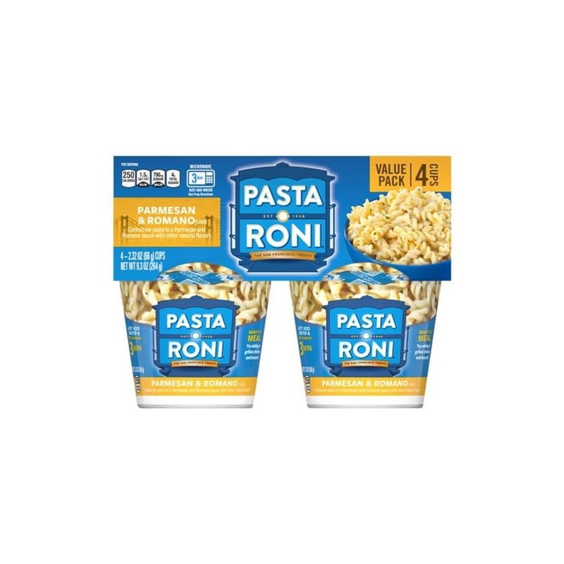 Pasta Roni 4pk Cups - Parmesean Romano