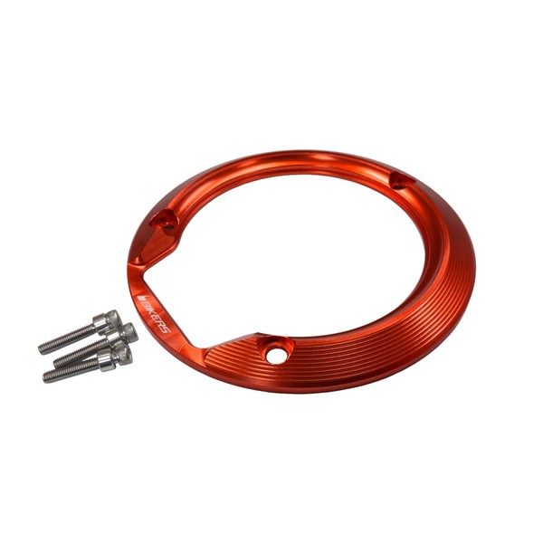 BIKERS BK-Y0432-RED Fuel Cap Ring YZF-R25 MT-25 Machined Aluminum Red
