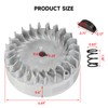 HIAORS Aluminum Flywheel 10krpm for Predator 212cc 200cc 224cc Non