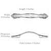 10-Pack Cabinet Hardware Handle Pull - Antique Bronze, 3" (76mm)