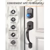 Tinewa Smart Locks for Front Door - Oil Rubbed Bronze