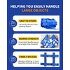 YINGYUDZSW 4.92' x 4.92' Heavy Duty Cargo Lifting Net, Blue