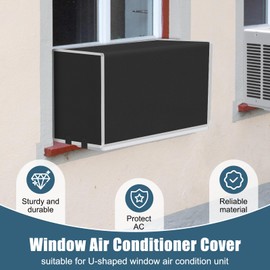 U Shaped Air Conditioner Cover for Midea, Windspeed Outdoor Window Air Conditioner Cover Suitable for Midea U Shaped 8000/10000/120000 BTU