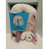Health Touch Neck Massager Vibration White/Multicolor Unicorn Plush Polyester