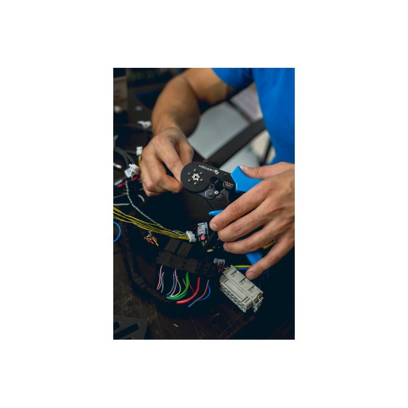 HÖGERT TECHNIK Crimping Tool for Thin Wall Sleeves 0.25-6.0mm² (23-10AWG)