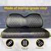Club CAR Precedent Front Golf Cart Seat Covers Diamond Stitching