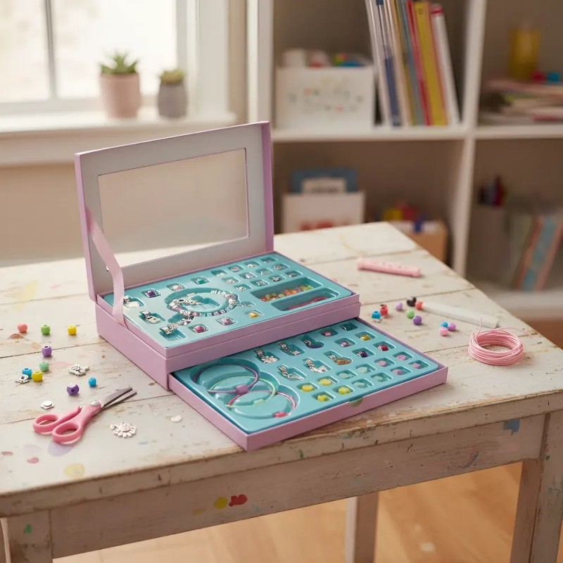 Joyland - Set Pulseras Cuentas Para Hacer Bricolaje Niñas Con