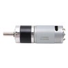 Black Silver Mini Gear Motor Low Noise High Torsion Robust