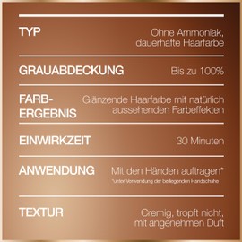 Garnier Good Permanent Hair Colour 4.0 Cocoa Brown - Colouration without Ammonia, Up to 100% Grey Coverage, Pack of 1