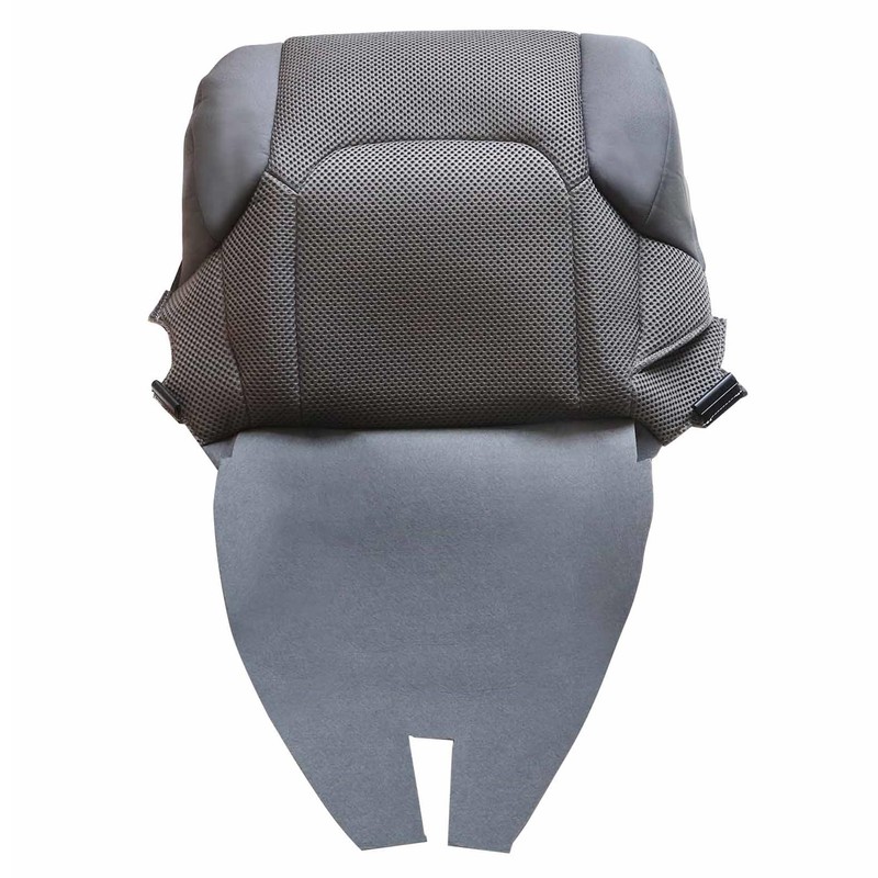 NLQR Front Passenger Side Bottom Replacement Seat Cover Cloth Gray