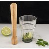 HIC Kitchen Bar Muddler, Natural Bamboo