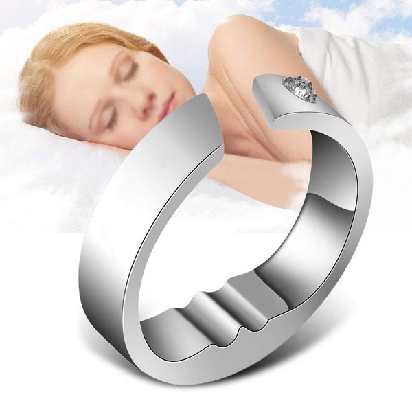 ZJchao Anti Ronquidos Tapón de Anillo, Anti Ronquido Anillo Sleeping Breath First Aid Acupressure Treatment Snore Device Dispositivo(L)
