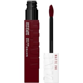 Maybelline Super Stay Matte Ink Maquillaje de Labial Líquido, Color de Alto Impacto de Larga Duración, Hasta 16H de Uso, Composer, Marrón Cereza, 1 Un