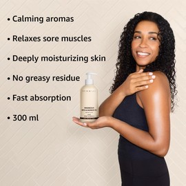 New Miuz Magnesium InShower Body Conditioner Soft Skin Post Shower Care Moisturizer for Body Legs Bath Oil for Dry Skin Shea Butter Honey Vanilla Self Care Spa Gift