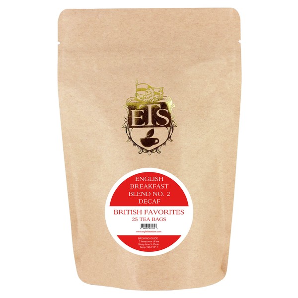 English Tea Store English Breakfast Teabags Blend Number Two, 25
