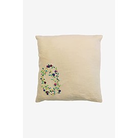 DMC "Meadow Sweet Linen Sprig Spiral Cushion Kit, Multi-Colour
