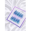 Aqua glass handmade nail tips - ballerina / 아쿠아 글라스
