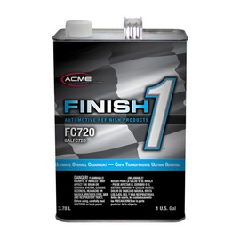 ACME Finish 1 Ultimate Overall Clearcoat (FC720-1) High Solids Urethane Clear Coat Prevents Fading of Car Paint 1 Gallon