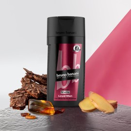 bruno banani Loyal Man Shower Gel 3-in-1 Shower Gel for Body, Hair and Face with Stylish Men's Fragrance, 250 ml