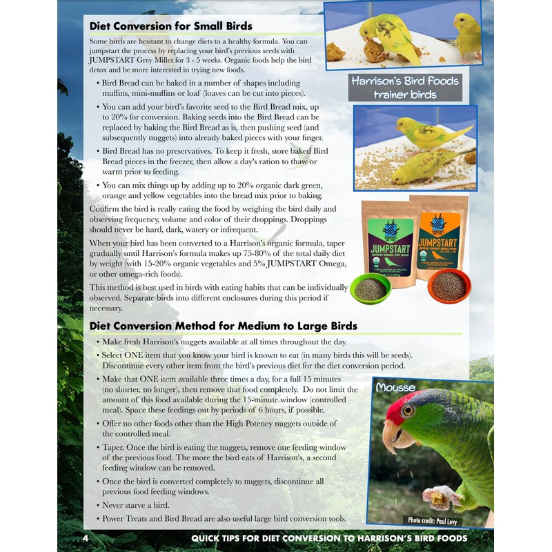 Harrison's Bird Foods Adult Lifetime Coarse Certified Organic Non-GMO Daily