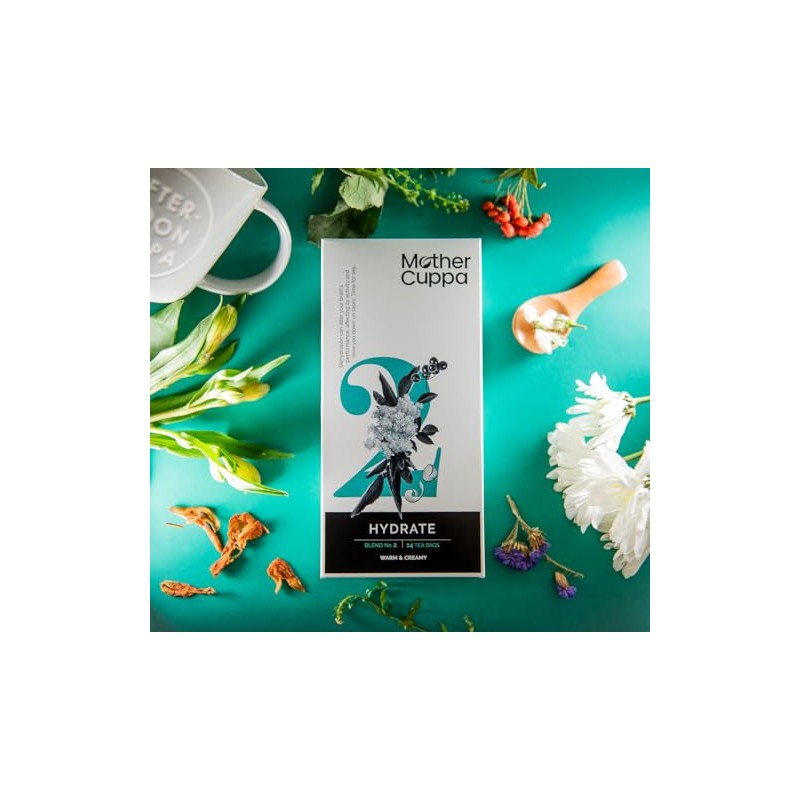 Mother Cuppa Hydrate Blend Herbal Tea for Women Blend 2,