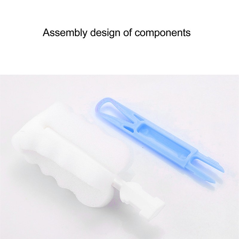 50pcs Bottle Sponge Brush Long Handle Cup Cleaning Sponge Brush