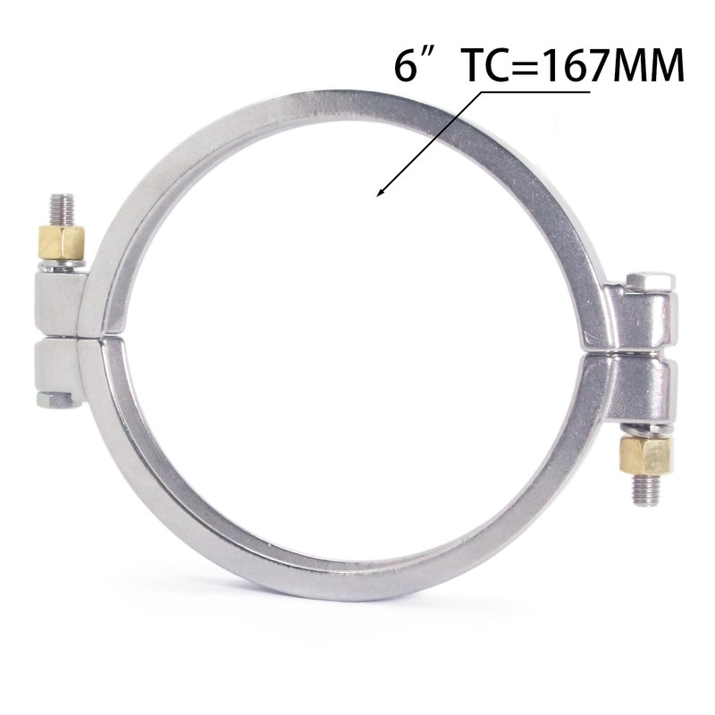 QMINOX TC 6" High Pressure Tri Clamp Sanitary Stainless Steel