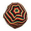 NY Rasta Cotton Beanie Visor (Black/Rasta)