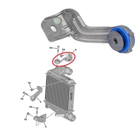 Intercooler Radiator Bracket Upper Holder for Citroen C5 Aircross 9803779180