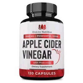 Oroline Nutrition Apple Cider Vinegar Capsules 120 capsules Exp 09/25