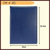 ideamall Clipboard A4 Binder Bi-Fold Multifunctional PU Leather Folder (Navy)