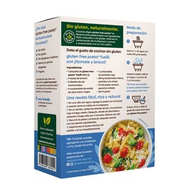 Real Natural, GLUTEN FREE FUSILLI QUINOA MULTIGRANO, 340 gramos