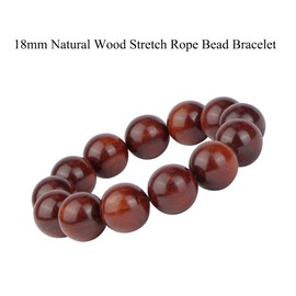 anzhongli Prayer Bead bracelet Mala Beaded Bracelets for Men Women 12/15MM …, 18mm, Wood, botswana agate