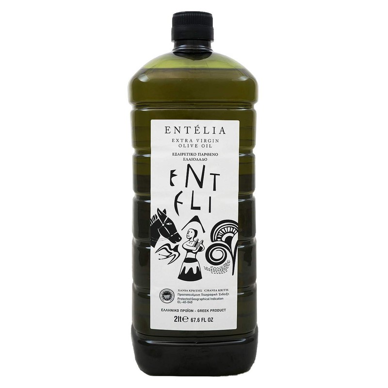 Entelia 2L PET Extra Virgin Olive Oil from Crete Greece