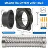 Magnetic Dryer Vent Coupling, Magnetic Dryer Vent Connector Kit, Strong
