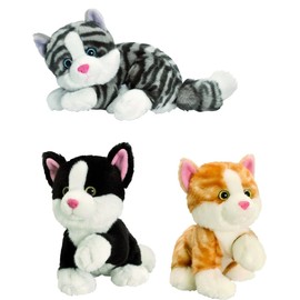keel toys new 25cm posing sparkle eye cats range choice six one supplied