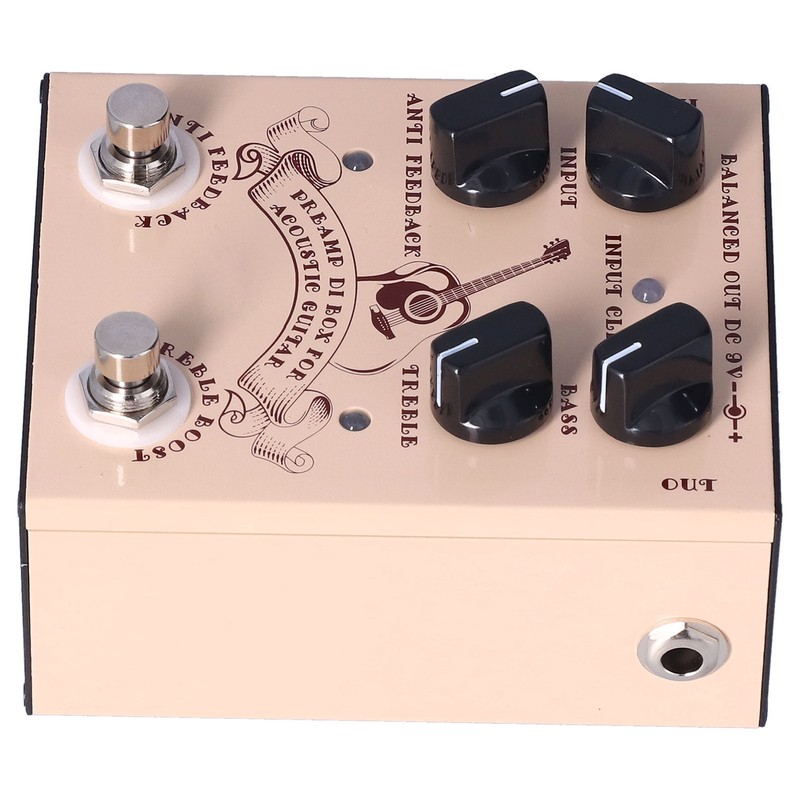 Guitar Preamp Effect Analog Stompbox Pedal Knob Control Audio Accessories
