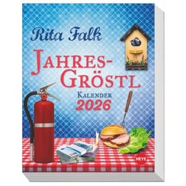 Rita Falk Jahres-Gröstl Tagesabreißkalender 2026: Abreiß-Kalender für alle Eberhofer-Fans. Tischkalender 2026 mit lustigen Zitaten und Rezepten aus der Krimiserie. Auch zum Aufhängen.
