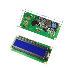MTDELE 3Pcs IIC I2C 1602 LCD Display Module Compatible with for Arduino Raspberry Pi Electronic DIY Projects