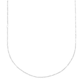 Silpada 'Flat Twist' Charm Chain Necklace in Polished Sterling Silver, 18"