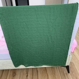Muslin Swaddle Blanket, 100% Viscose Made from Bamboo Solid Green Color Unisex Swaddle Wrap, Soft Silky Muslin Swaddle Blankets Neutral Receiving Blanket for Newborn, Large Size 47''x47''