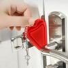 Portable Travel Door Lock & Security Latch for Hotels/Motels Single Item