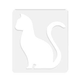 Betagt Cat Acrylic Router Templates, Router Templates for Woodworking, 5mm Thick Router Inlay Template, Router Jig Woodworking Craft Tracing Guide Tool