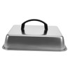Toddmomy Stainless Steel Rectangular Basting Cover Lid Heat Resistant Cheese