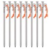 AVOFOREST Titanium Pegs, Thick Head, 7.9 inches (20 cm), 9.8