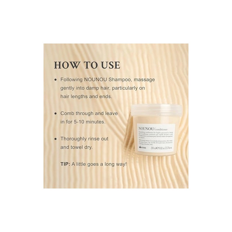 Davines Nounou Conditioner, 2.5 fl. oz.