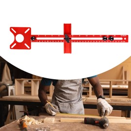 Folpus Router Milling Groove Bracket Cabinet Hardware Jig Aluminum Alloy Sturdy for Trimming Machine for Wood Board Bending Carving