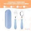 uunida baby 2 Sets de Cubiertos para Niños de Acero