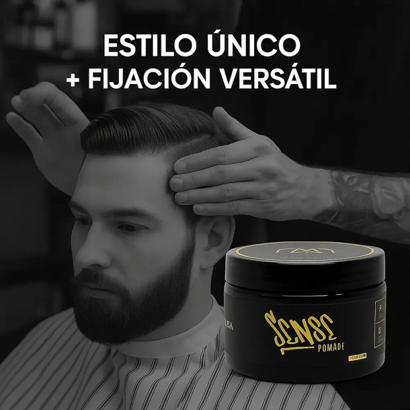 Pomada Para Cabello Hombre Sense Base Agua Fijación Fuerte